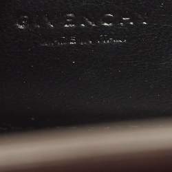 مملوكة مسبقًا حقيبة يد جيفنشي هورايزن صغيرة جلد بورغندي