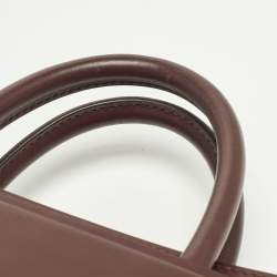 مملوكة مسبقًا حقيبة يد جيفنشي هورايزن صغيرة جلد بورغندي