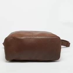 Pre Owned حقيبة جيفنشي نايتنغيل كبيرة جلد بنية ساتشيل