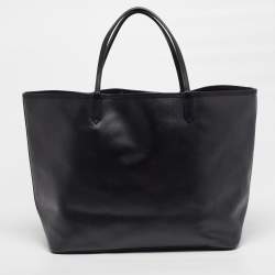 Pre Owned Givenchy Antigona Bambi Print Large Black Coated Canvas Shopper Tote