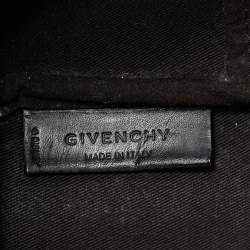 Pre Owned Givenchy Antigona Bambi Print Large Black Coated Canvas Shopper Tote