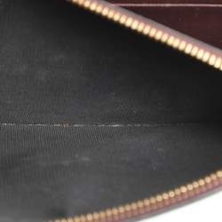 Pre Owned Givenchy GV3 Burgundy Suede and Leather Wallet On Chain