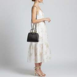 Pre Owned Givenchy Antigona Cube Mini Black Leather Satchel