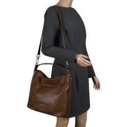 Pre Owned Givenchy Brown Leather Hobo