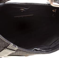 Givenchy Black Signature Canvas and Leather Hobo 