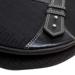 Givenchy Black Signature Canvas and Leather Hobo 