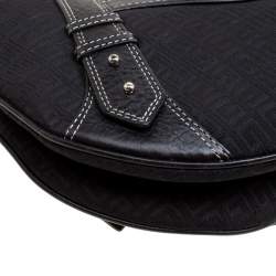 Givenchy Black Signature Canvas and Leather Hobo 