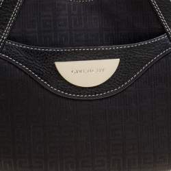 Givenchy Black Signature Canvas and Leather Hobo 