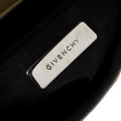 Pre Owned حقيبة كتف جيفنشي جلد خضراء فاتحة