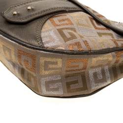 Givenchy Multicolor Signature Canvas and Leather Hobo