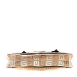 Givenchy Multicolor Signature Canvas and Leather Hobo