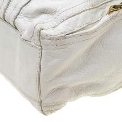 Givenchy White Leather Multiple Zip Shoulder Bag