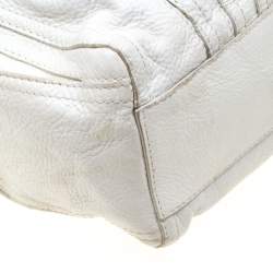 Givenchy White Leather Multiple Zip Shoulder Bag