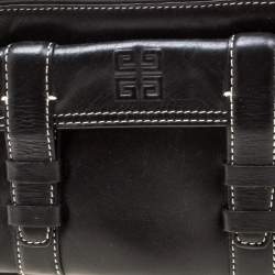 مملوكة مسبقًا Givenchy Black Leather Pocket Shoulder Bag