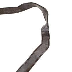 Pre Owned Givenchy Brown Crinkled Leather Medium Pandora Shoulder Bag