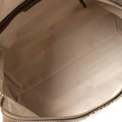 Givenchy Brown Coated Canvas and Leather Satchel
