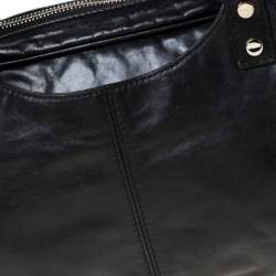 مملوكة مسبقًا Givenchy Black Leather Pumpkin Tassel Satchel