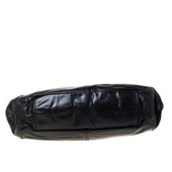 مملوكة مسبقًا Givenchy Black Leather Pumpkin Tassel Satchel