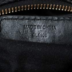 Pre Owned Givenchy Black Leather Hobo