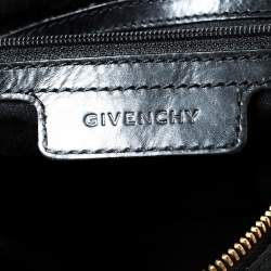 Pre Owned Givenchy Black Leather Hobo