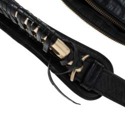 Pre Owned Givenchy Black Leather Hobo