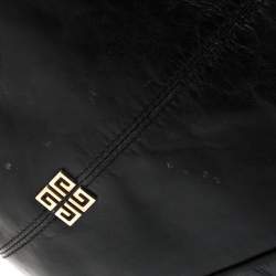 Pre Owned Givenchy Black Leather Hobo