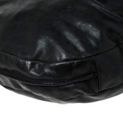 Pre Owned Givenchy Black Leather Hobo