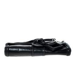 Pre Owned حقيبة كلتش جيفنشي عقدة جلد سوداء