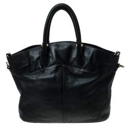 Givenchy Black Leather Front Pocket Satchel