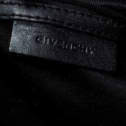Givenchy Black Leather Front Pocket Satchel