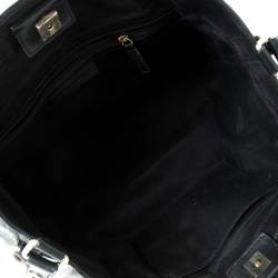 Givenchy Black Leather Front Pocket Satchel