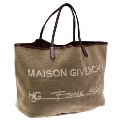 مملوكة مسبقًا Givenchy Beige Fabric Antigona Maison Hdg Shopper Tote