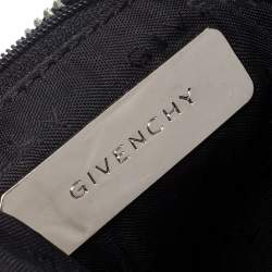 مملوكة مسبقًا حقيبة جيفنشي كانفاس رصاصي/ أسود وجلد