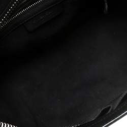 Pre Owned Givenchy Black Croc Embossed Leather Satchel