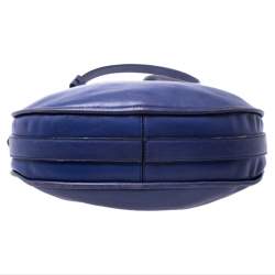 Pre Owned Givenchy Purple Leather Hobo 