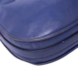 Pre Owned Givenchy Purple Leather Hobo 