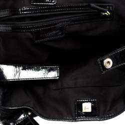 Givenchy Black Leather and Patent Leather Hobo