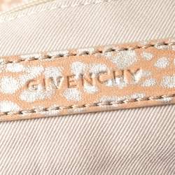 مملوكة مسبقًا Givenchy Gold/Beige Pebbled Leather Hobo