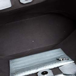 Givenchy Grey Croc Embossed Leather Easy Tote