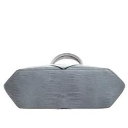 Givenchy Grey Croc Embossed Leather Easy Tote