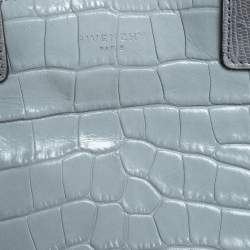 Givenchy Grey Croc Embossed Leather Easy Tote
