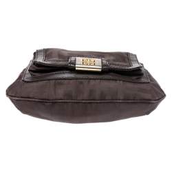 مملوكة مسبقًا Givenchy Brown Signature Fabric and Leather Hobo