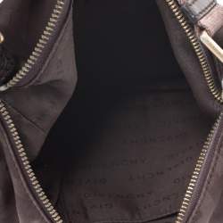 مملوكة مسبقًا Givenchy Brown Signature Fabric and Leather Hobo
