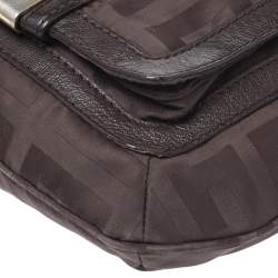 مملوكة مسبقًا Givenchy Brown Signature Fabric and Leather Hobo