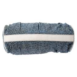 Pre Owned حقيبة كروس جيفنشي دينم وجلد أزرق/أبيض