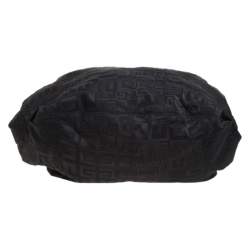 Givenchy Black Monogram Canvas Double Handle Hobo