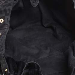 Givenchy Black Monogram Canvas Double Handle Hobo
