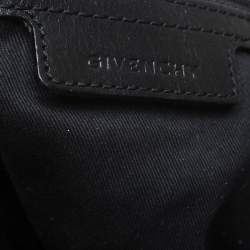 Givenchy Black Monogram Canvas Double Handle Hobo