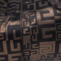 مملوكة مسبقًا Givenchy Black/Bronze Signature Shimmering Fabric Hobo