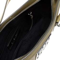 Pre Owned Givenchy Light Yellow Leather Small Baguette Bag